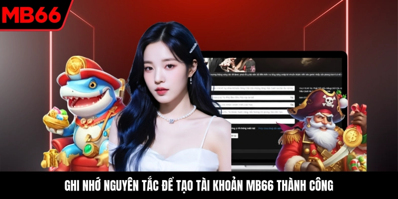 Ghi nhớ nguyên tắc để tạo tài khoản MB66 thành công