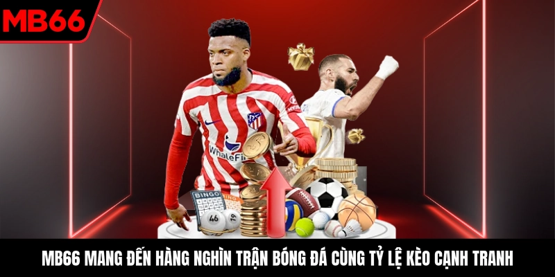 MB66 mang đến hàng nghìn trận bóng đá cùng tỷ lệ kèo cạnh tranh